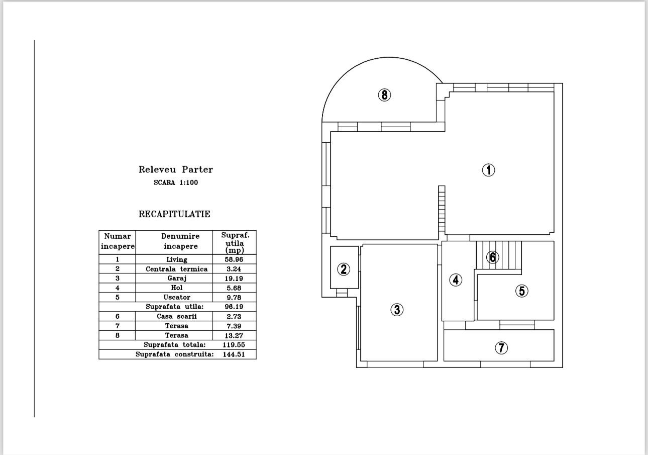 Otopeni | Central | Casa spațioasă tip duplex cu teren 500 mp