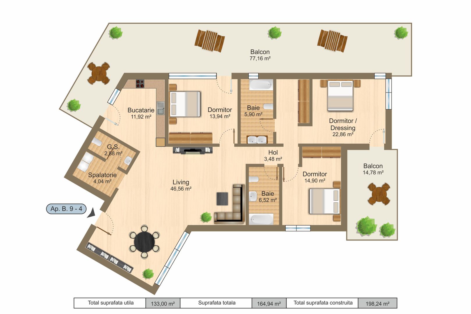 One Herastrau Park | Luxury 2 bedrooms apartment on first use, parking included