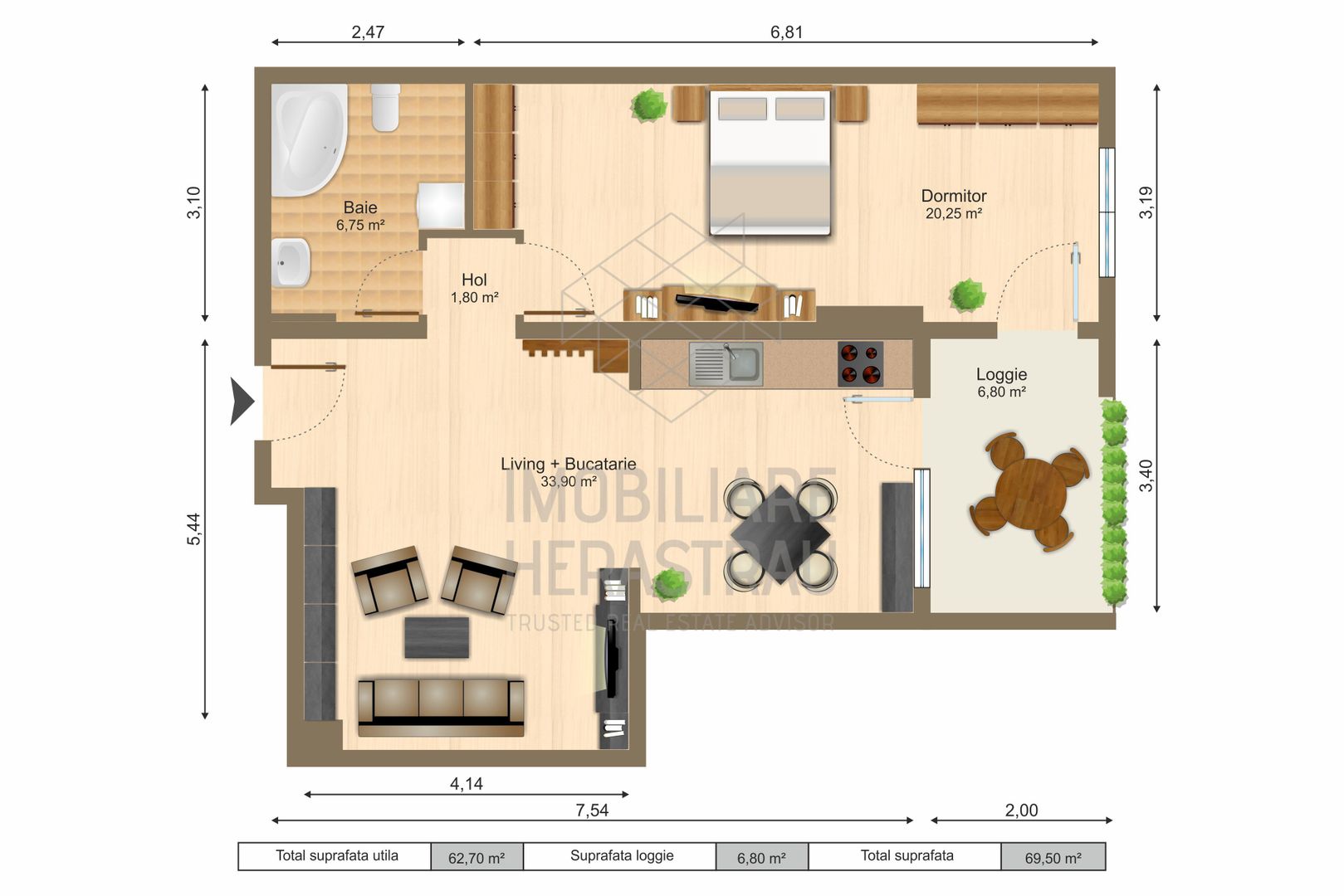 North Area Lake View | Apt. spacious 5 min from Metro and Park 0% commission