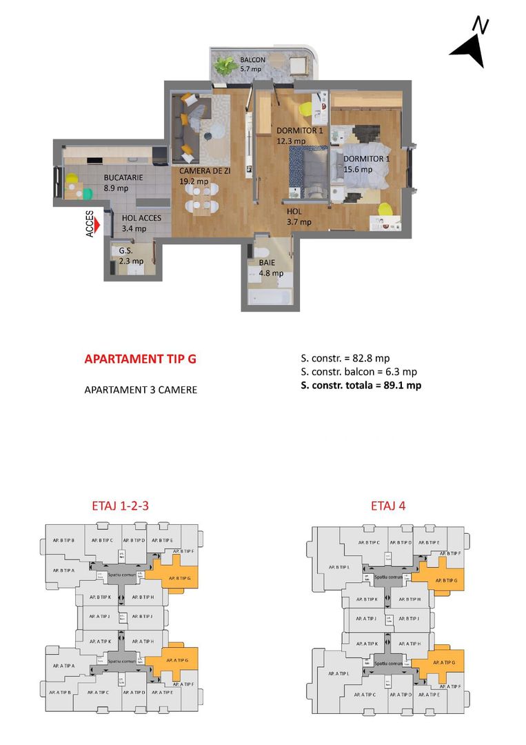 Apartament modern 3 camere | Bloc nou | Porsche Pipera  I  Comision 0%