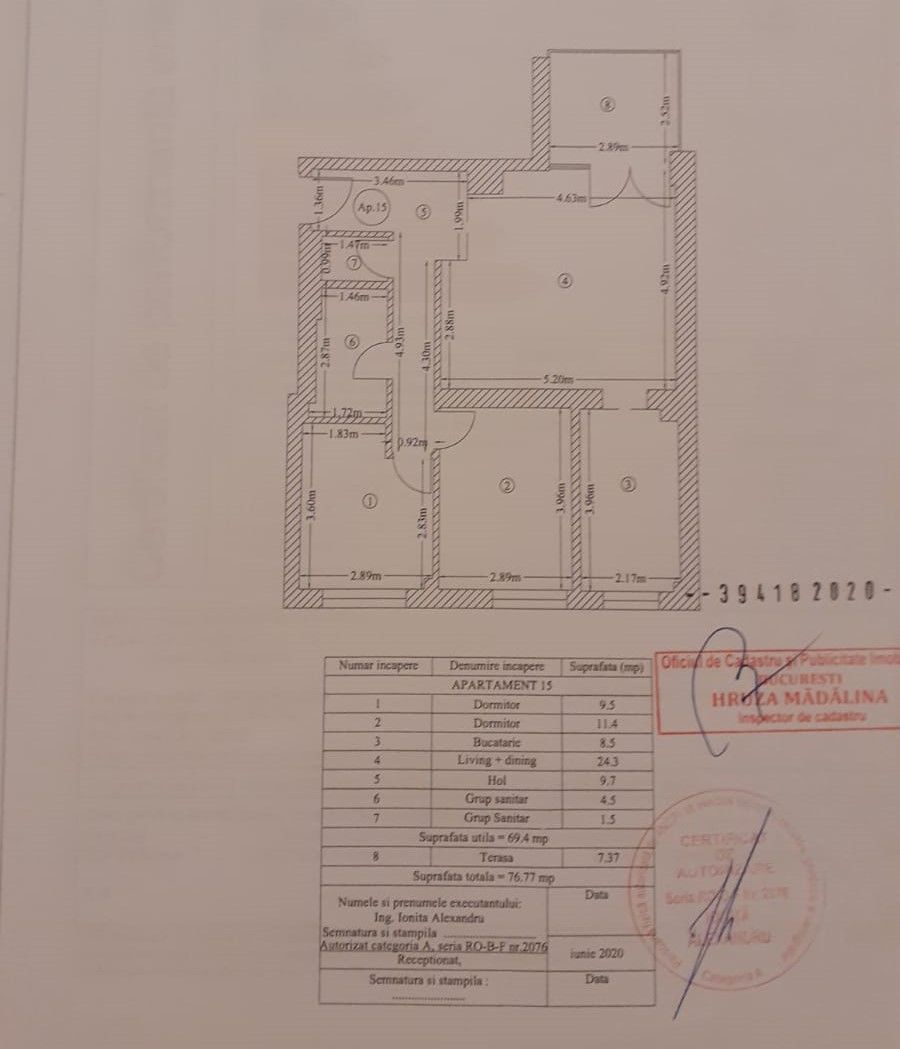 Apartament 3 camere Barbu Văcărescu | Parcul Verdi | Parcare