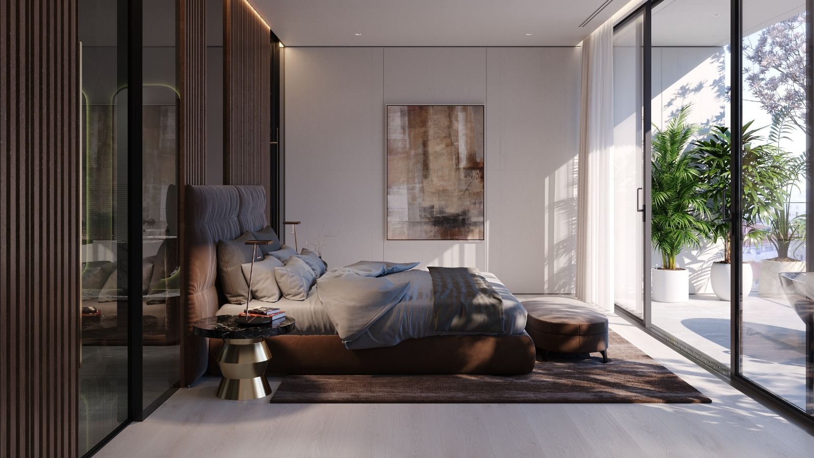 WIN Herastrau | Penthouse | H max. apartment 3.5 m, terrace 114 sq m