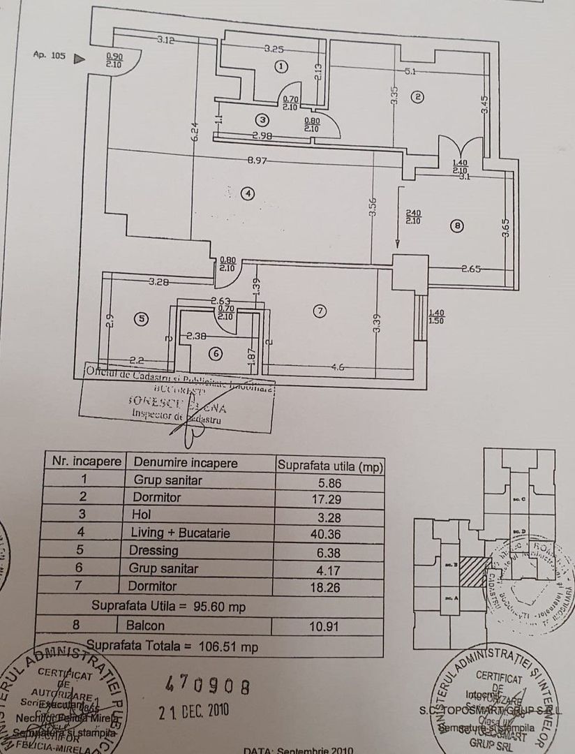 Apartament 3 Camere 106mp Aviatiei – Fabrica de Glucoză