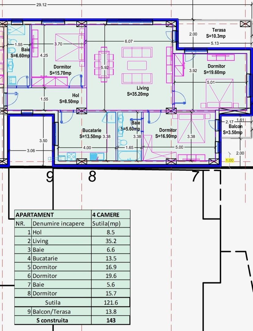 Apartament 4 camere | Zona Baneasa