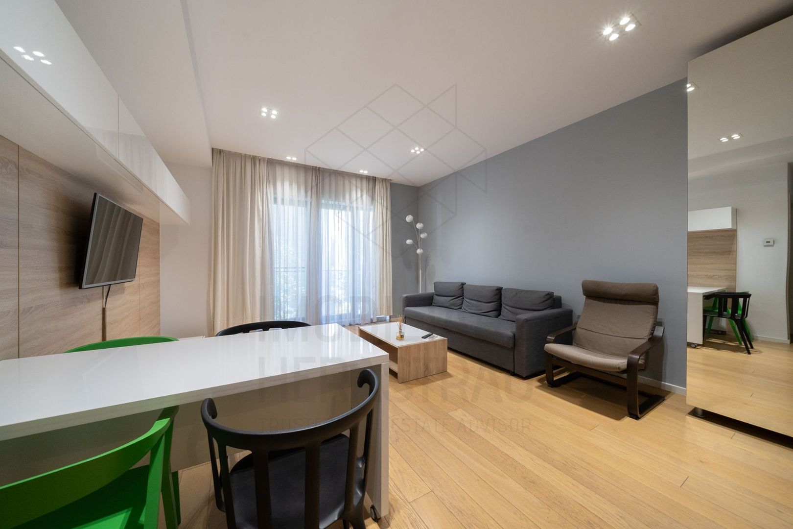 Herăstrău | Apartament elegant 2 camere de inchiriat |  Loc parcare