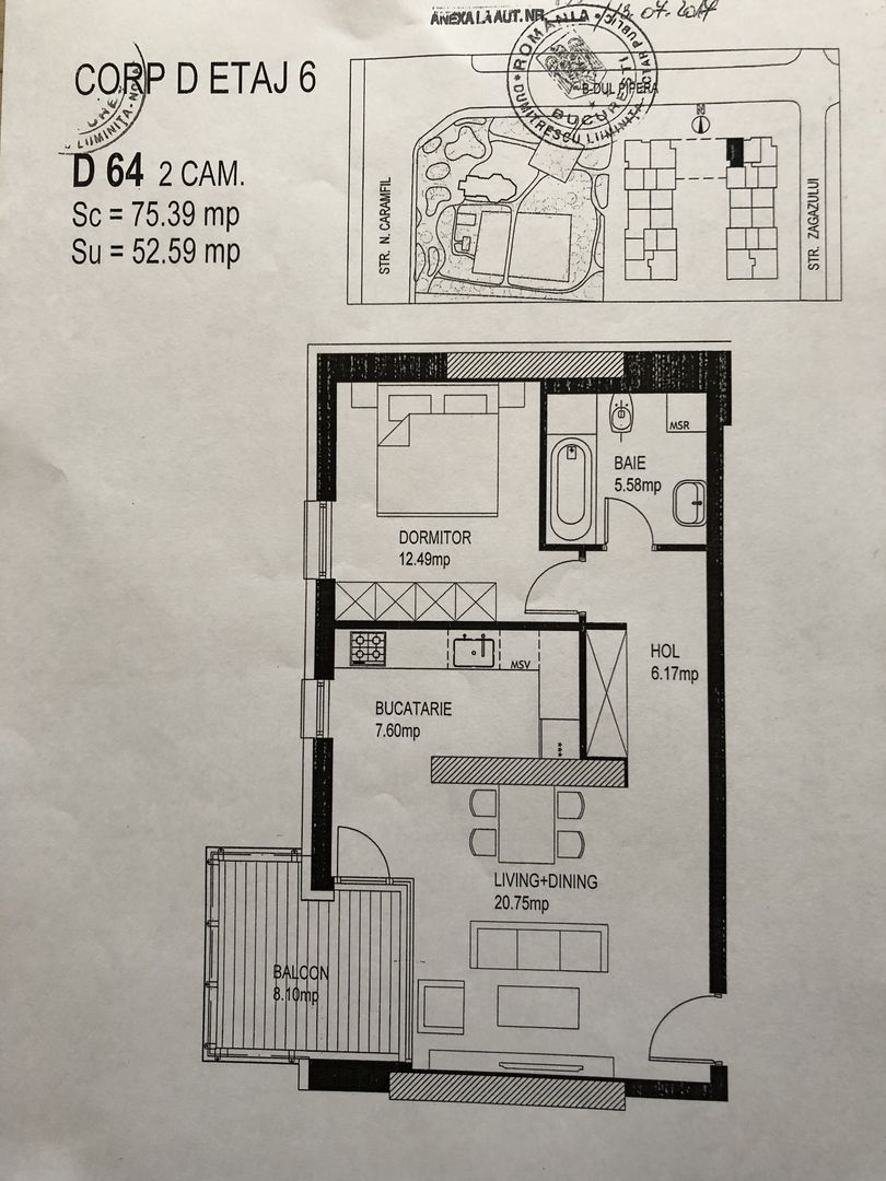 One Herastrau Plaza | Apartament spatios | Parcare si boxa