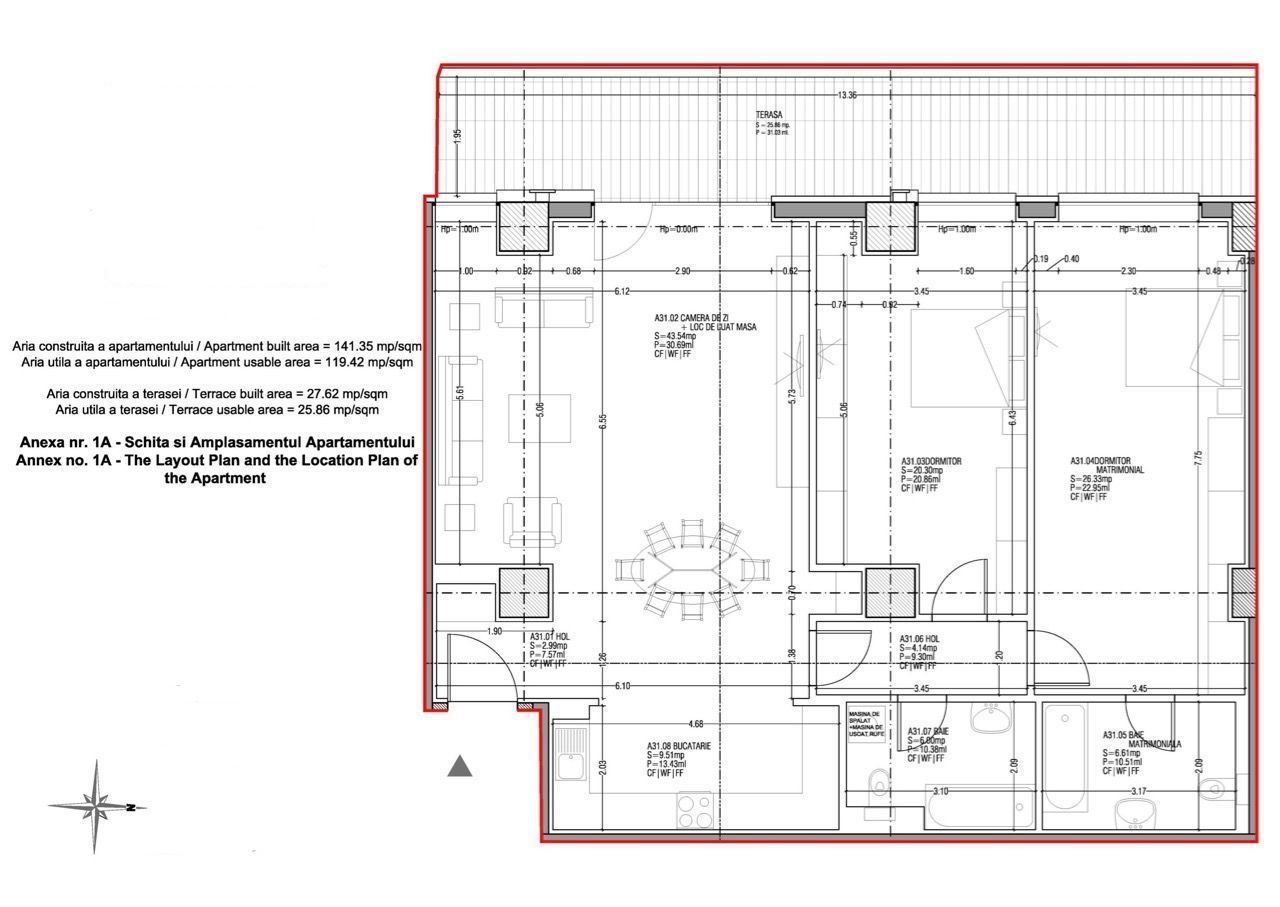 Apartament cu 3 camere de închiriat | Zona Herastrau