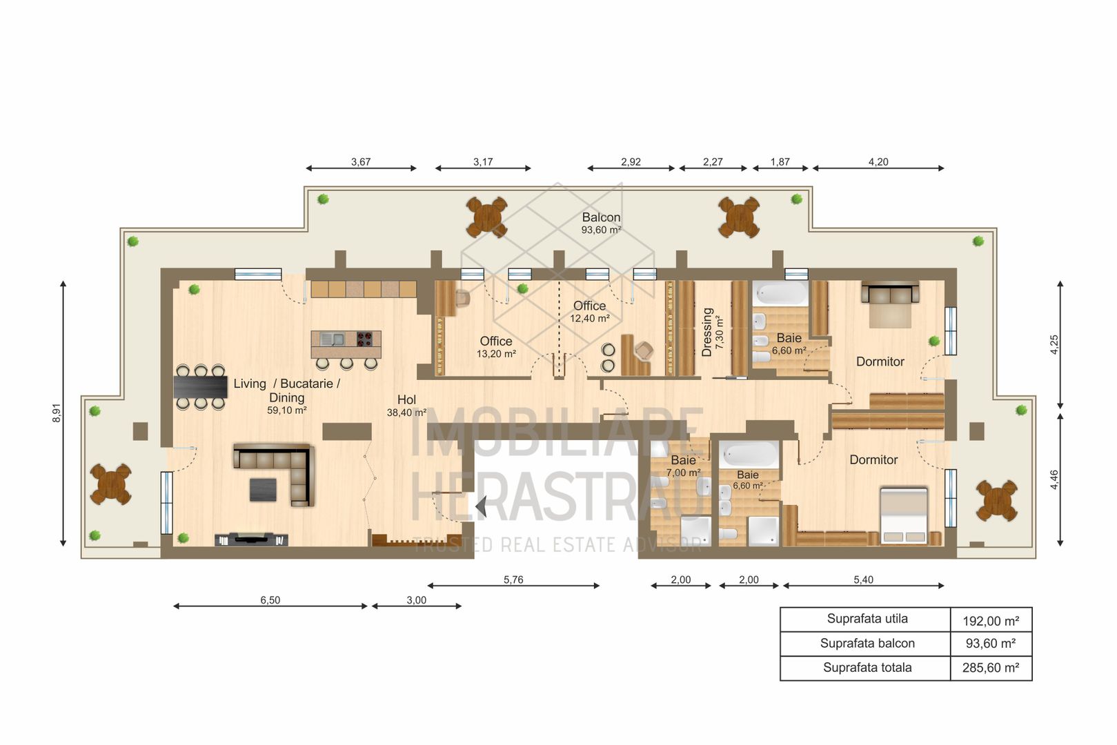 Stunning one-of-a-kind Penthouse with rooftop in Herastrau | Satul Francez