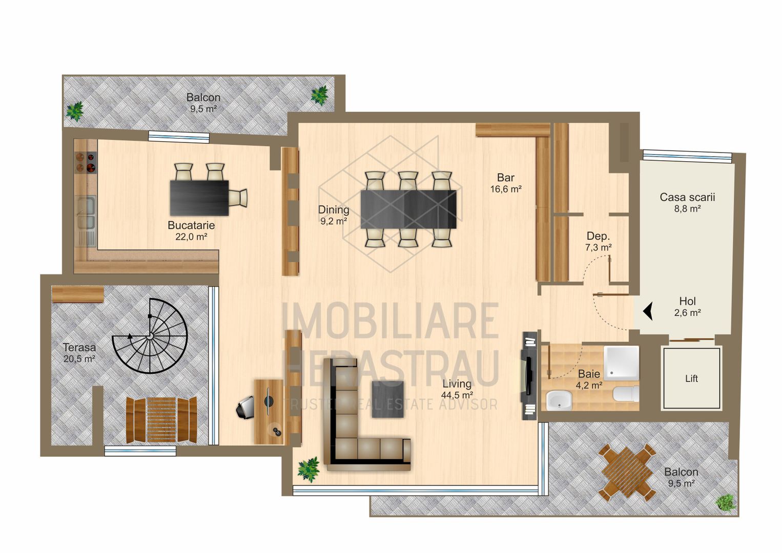 Nagare Penthouse | Primaverii | Best Location | Imobil cu doar 4 apartamente