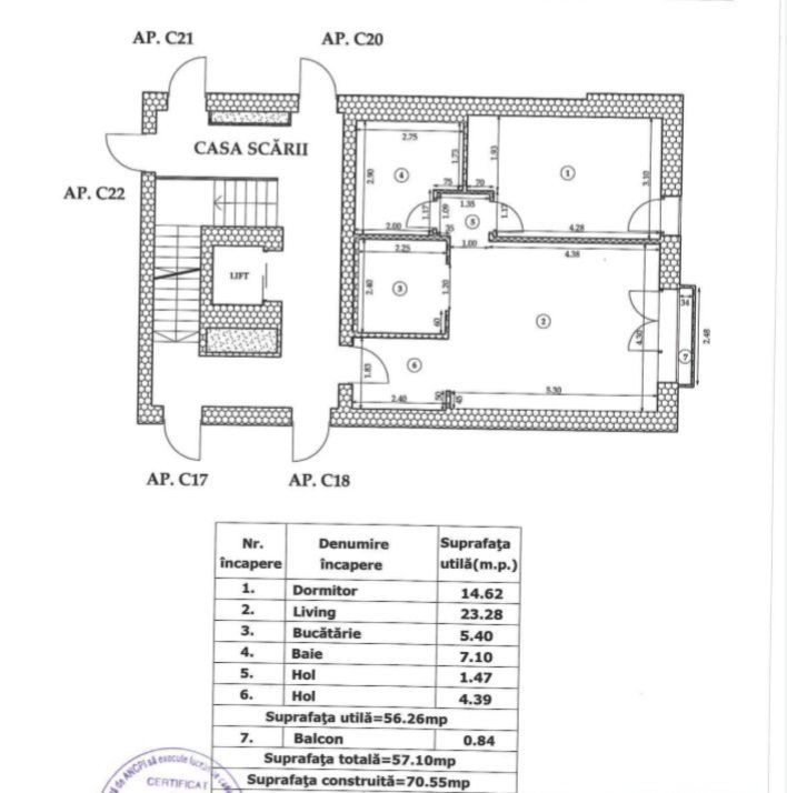 Apartament elegant 2 camere de inchiriat |  Loc parcare