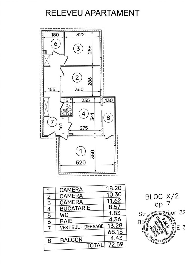 Apartament 3 Camere Băneasa | Renovat Complet | Etaj Intermediar | Vedere Sud