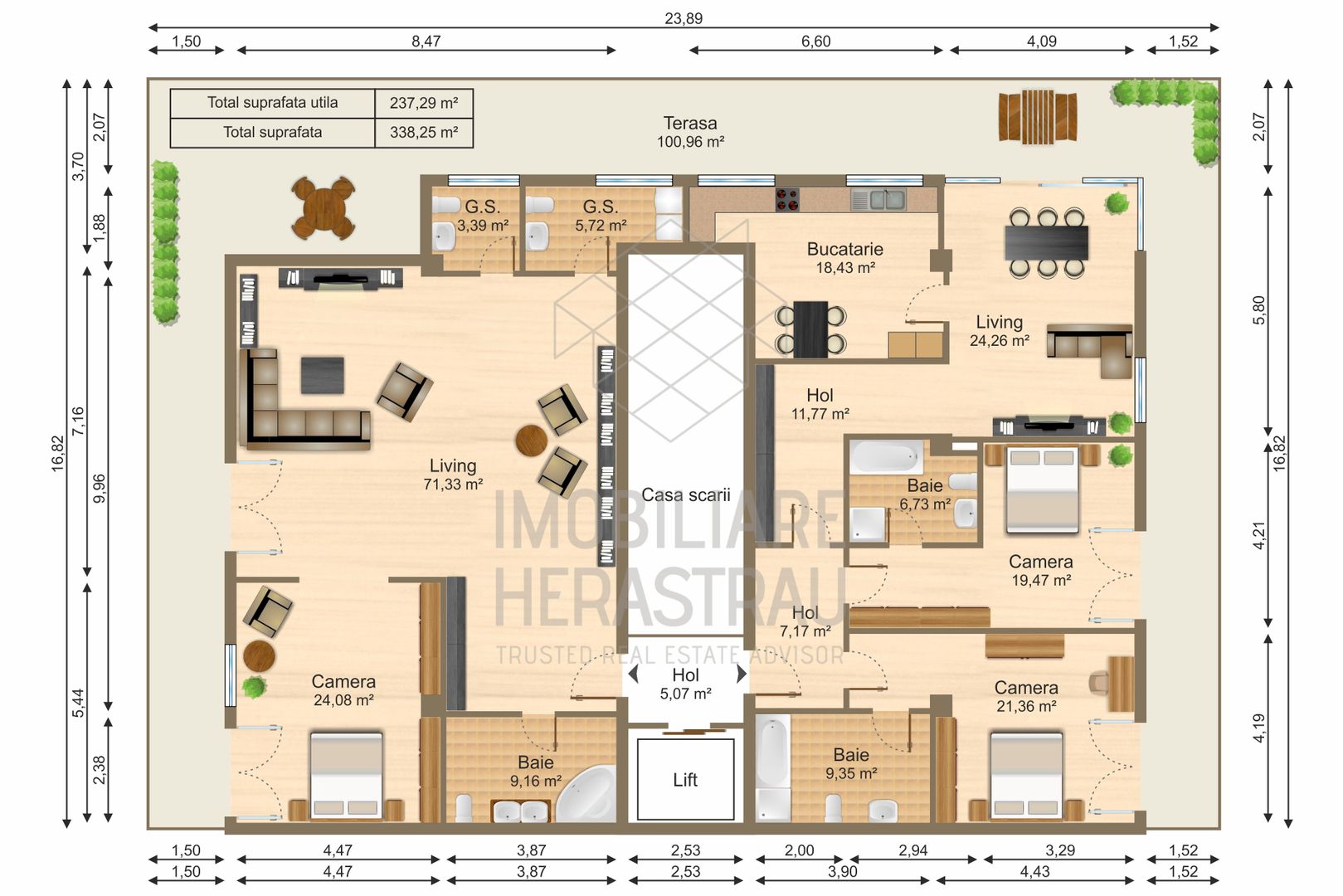 Gemini Penthouse | locuinta de lux in Satul Francez