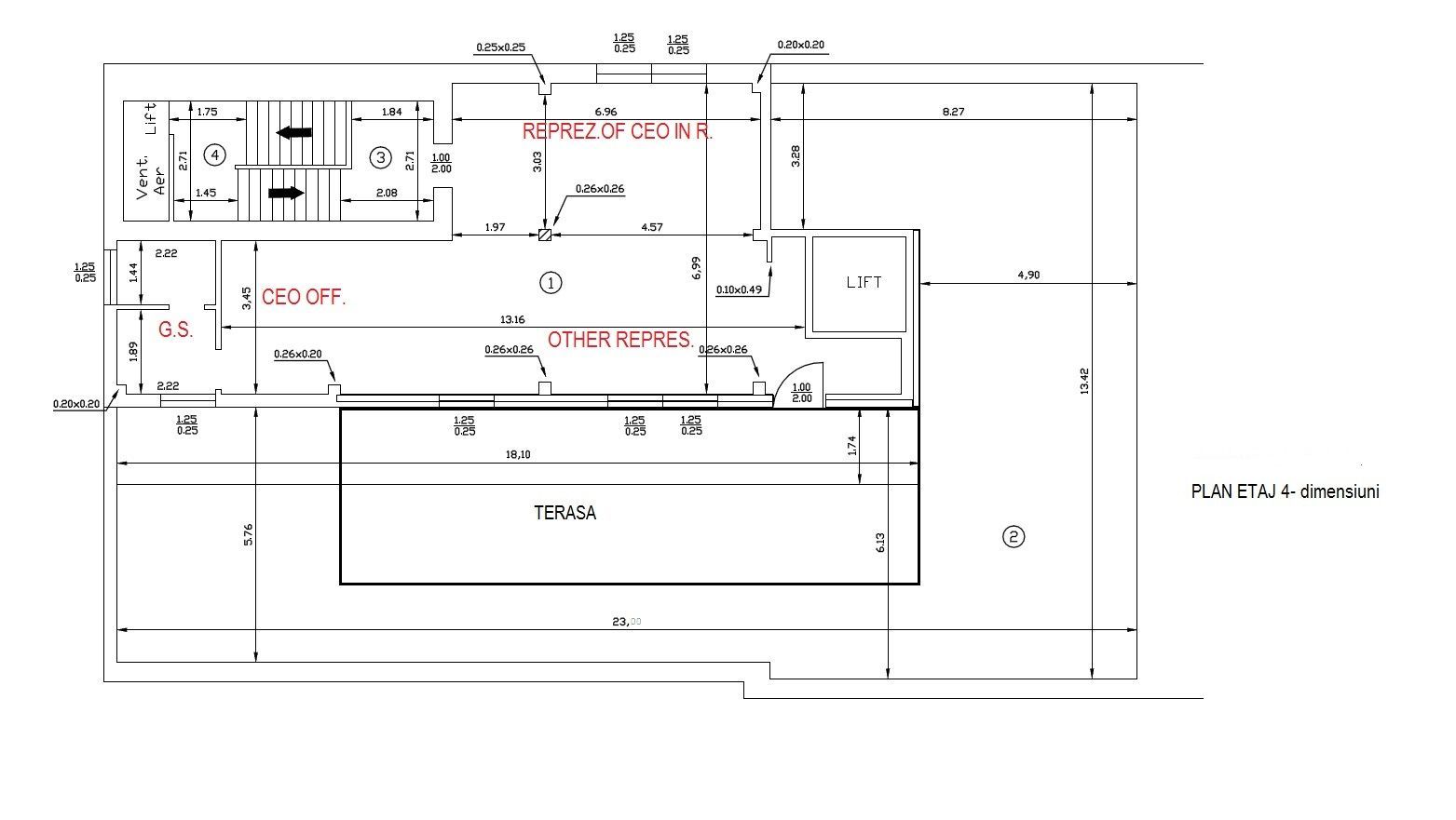 Vila Capo, luxury offices 1800 sm, Dorobanti area,near Victoriei Plaza