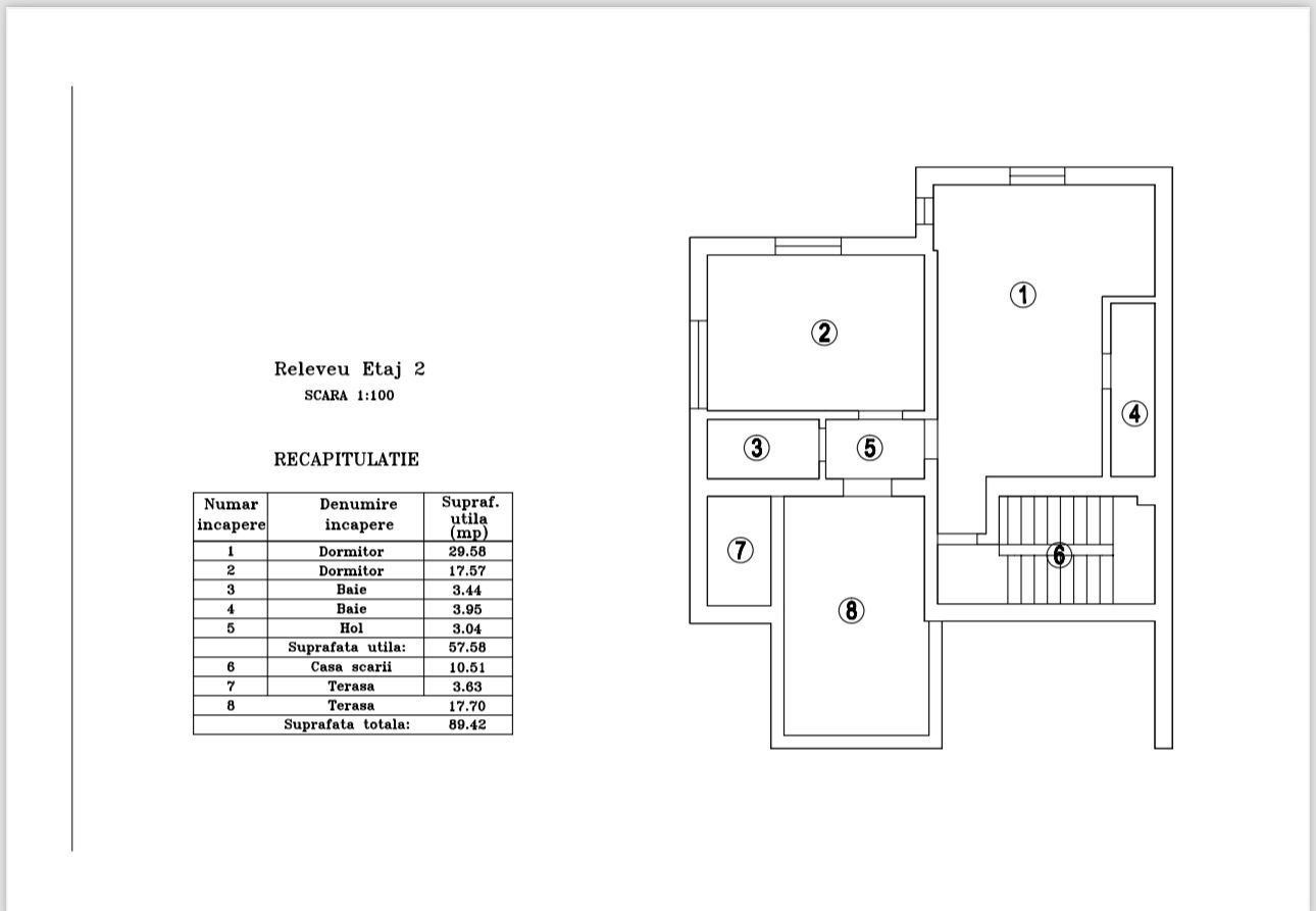 Otopeni | Central | Casa spațioasă tip duplex cu teren 500 mp