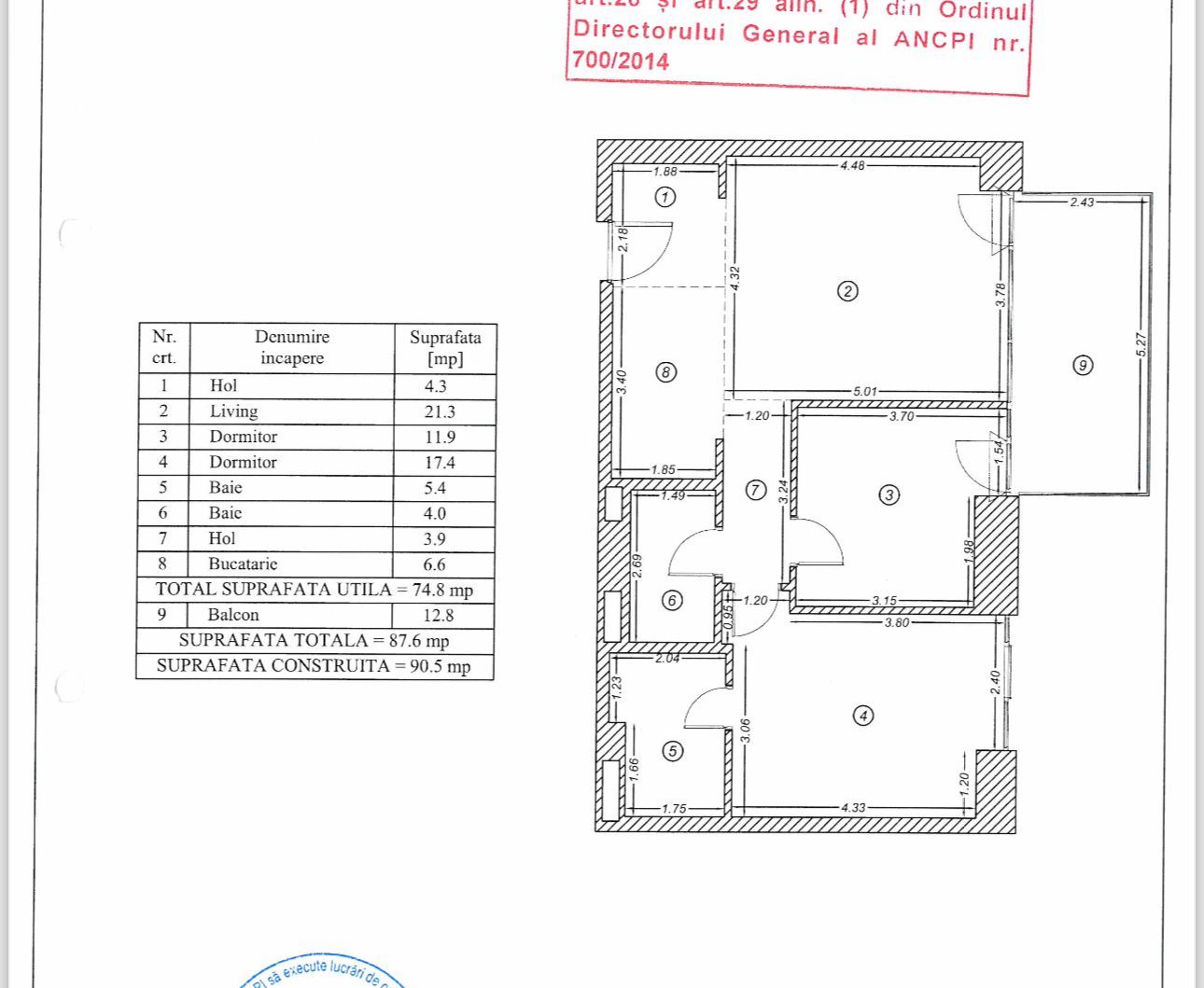 3 rooms apartment | TOP | New Project!