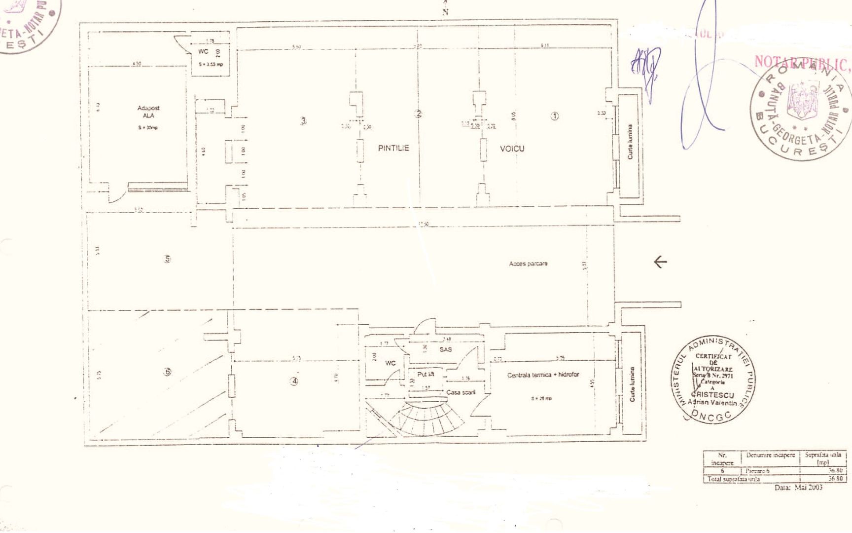 5 room Apartment for sale, Aviatorilor area