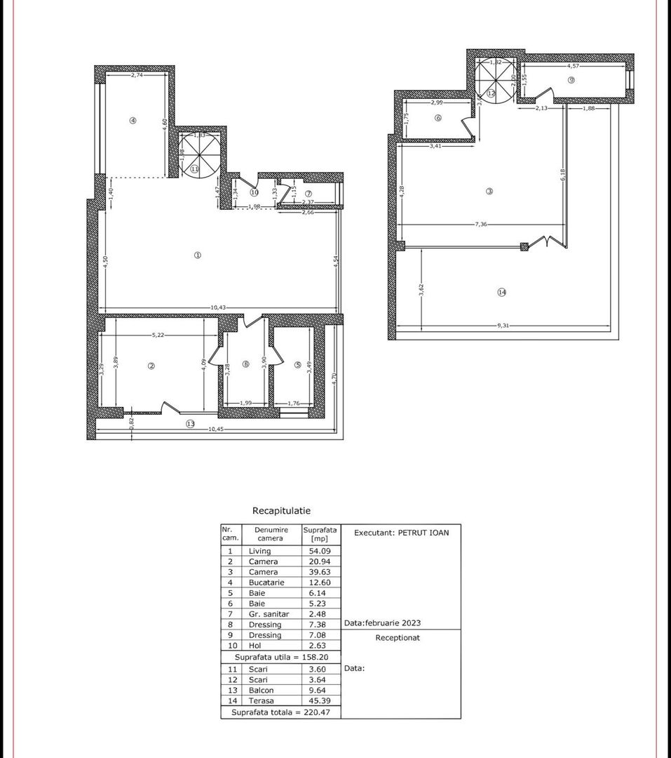 Penthouse duplex spectaculos cu terasă de 45 mp | Grand Residence Herăstrău