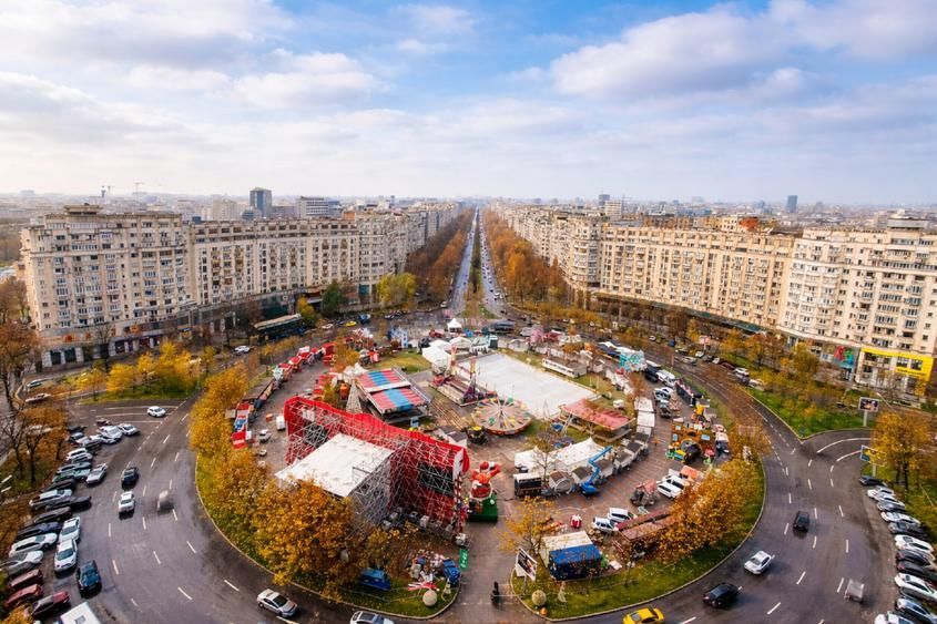 Vedere reală – fotografie originală făcută chiar din apartament