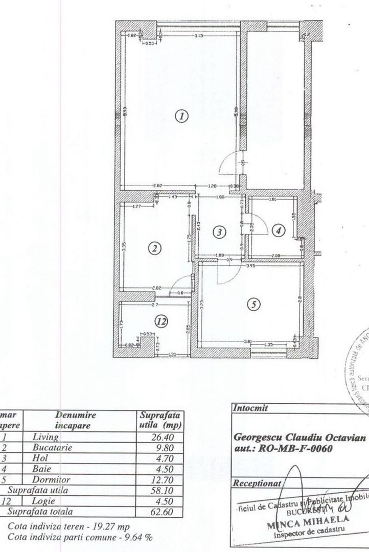 1 bedroom duplex apartment | Herăstrău | 58sqm | Exclusively residential