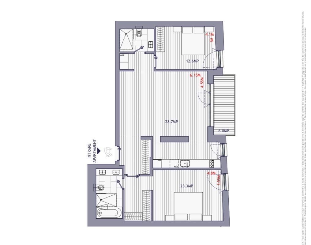 One Floreasca Vista | Top-of-the-line 2 bedrooms apartament