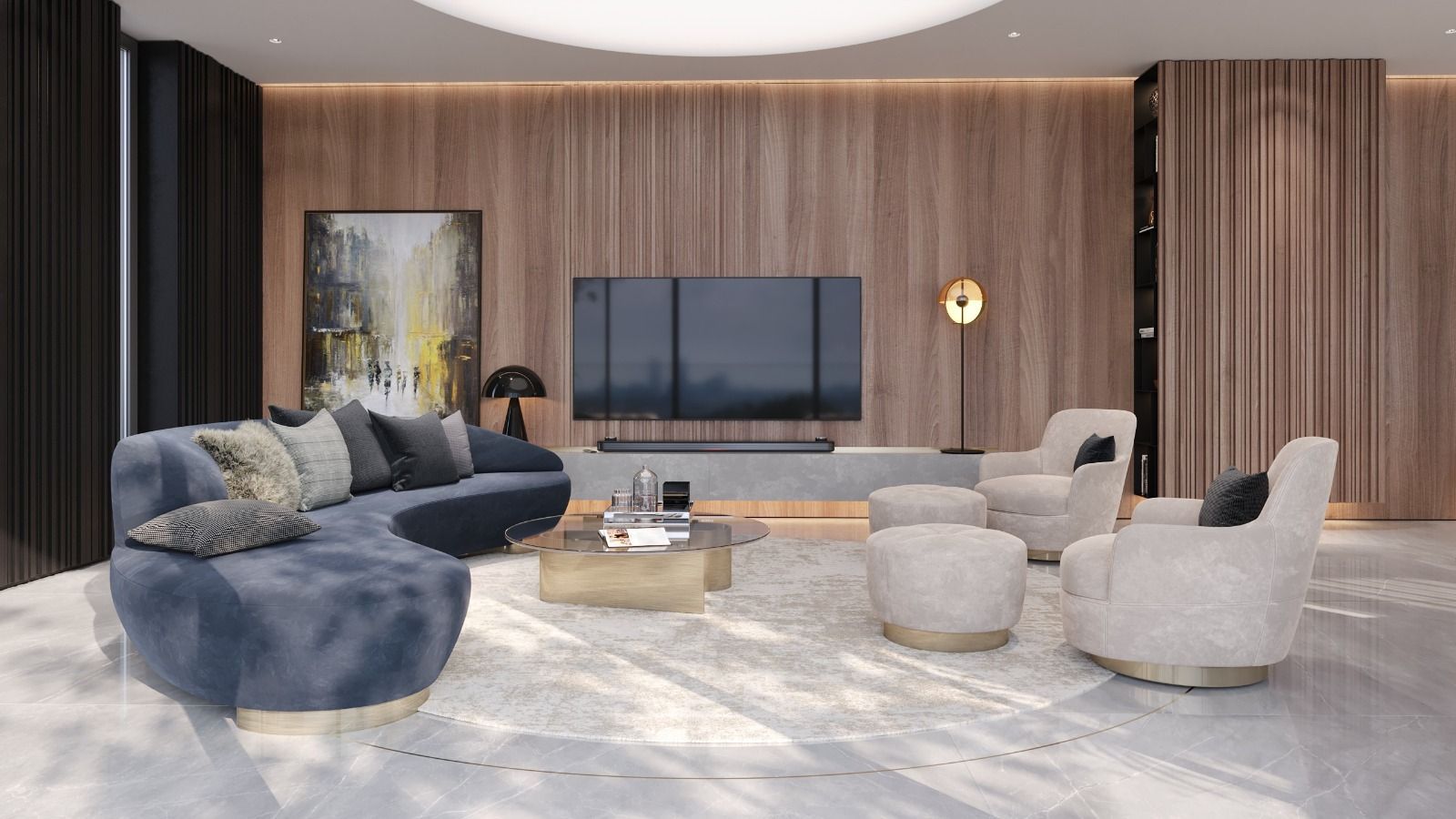 WIN Herastrau | Penthouse | H max. apartment 3.5 m, terrace 114 sq m