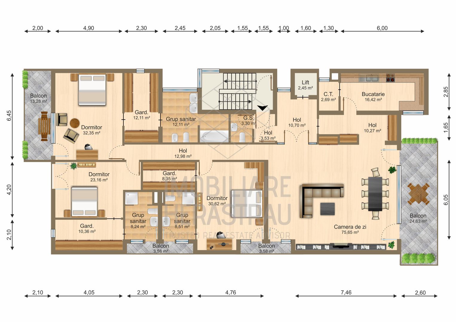 Oak Suite | Apartament unic | Imobil Boutique | Dorobanti Capitale