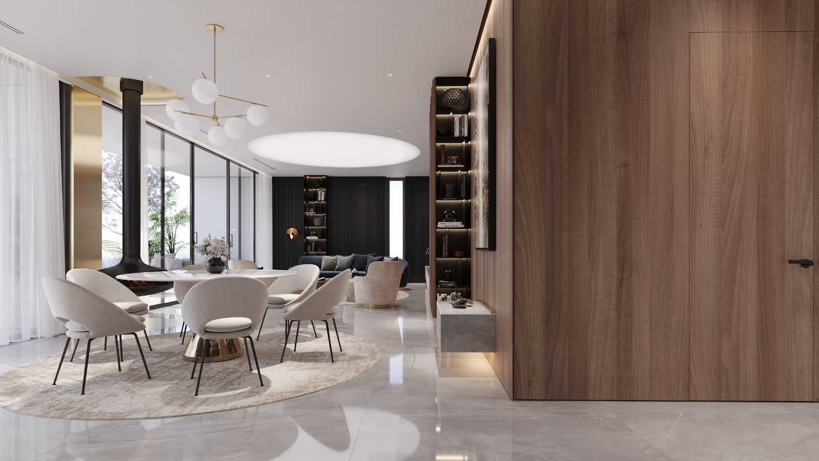 WIN Herastrau | Penthouse | H max. apartment 3.5 m, terrace 114 sq m