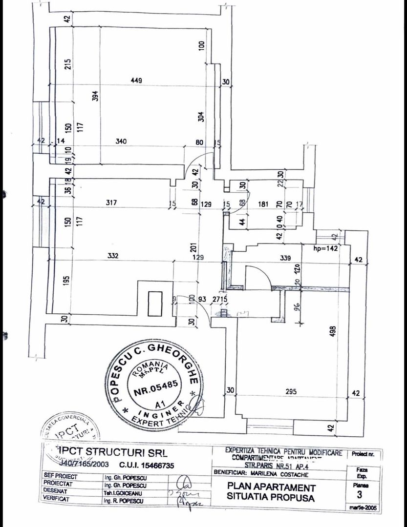 Dorobati | Strada Paris | 2 camere ideal investiție