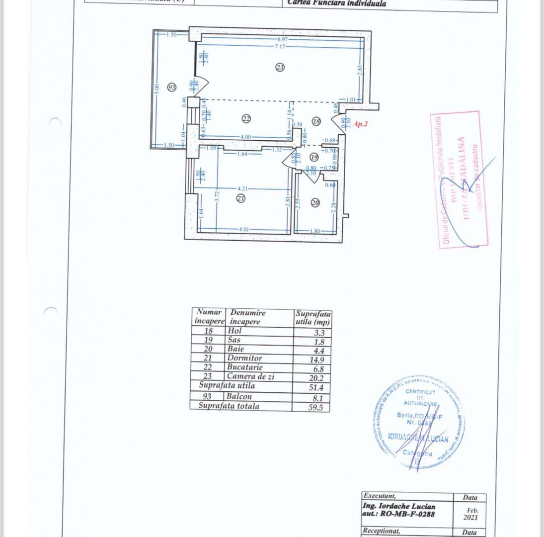 Atlas Residence | Apartament cochet 2 camere | Prima utilizare