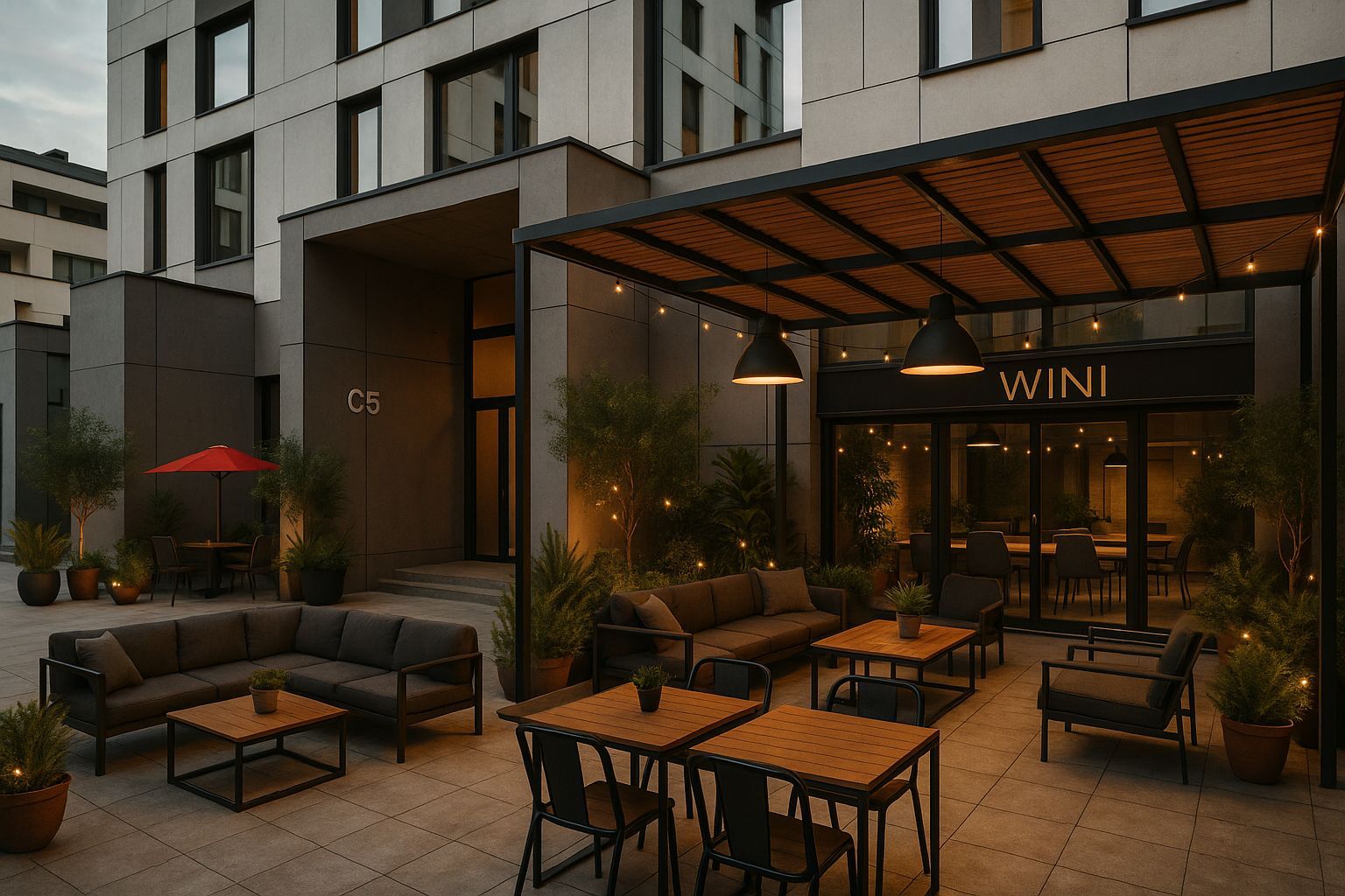 Herastrau | Spatiu Co-working și cafenea | Terasa 32 mp
