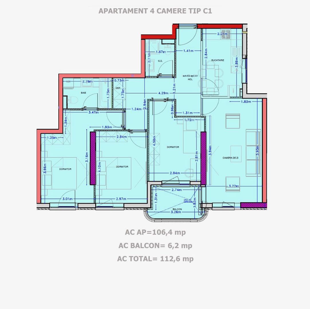 Apartament modern 4 camere | Bloc nou | La 3 min.de Promenada Mall| Comision 0%